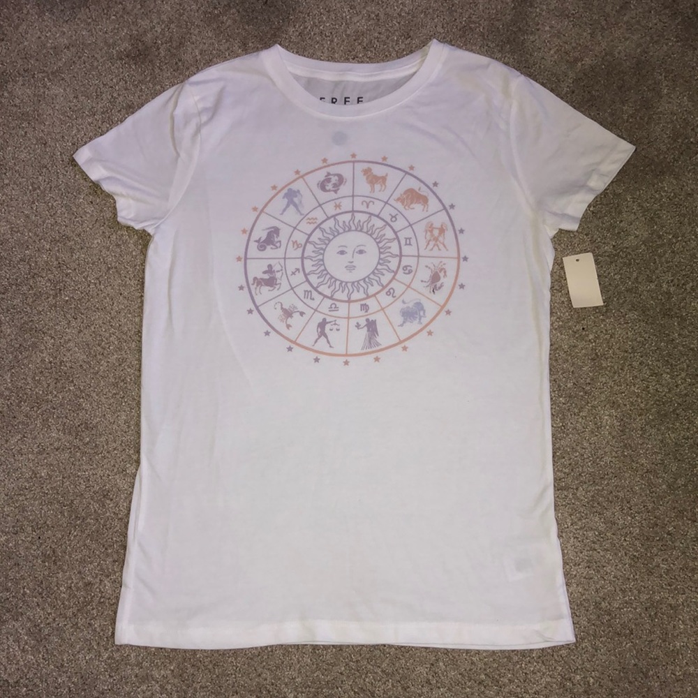 FREE STATE White Zodiac Dial Tee